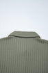 Cozy Ribbed Knit Long Sleeve Drop Shoulder Button Down Shacket
